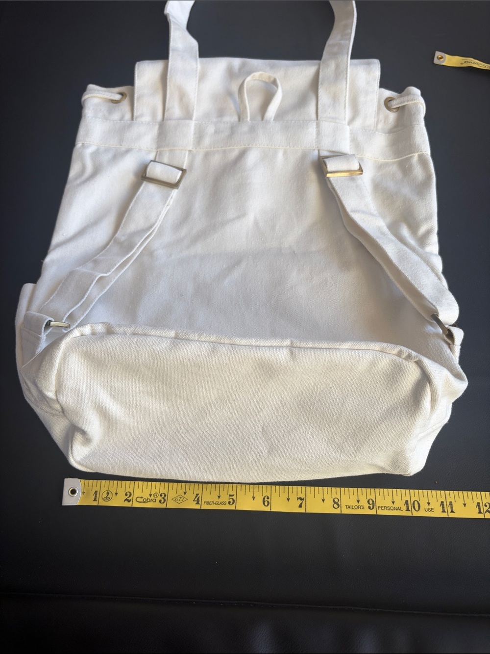 LAUDE the Label Organic Cotton Convertible Backpack Bag - Like New - Picture 7 of 10